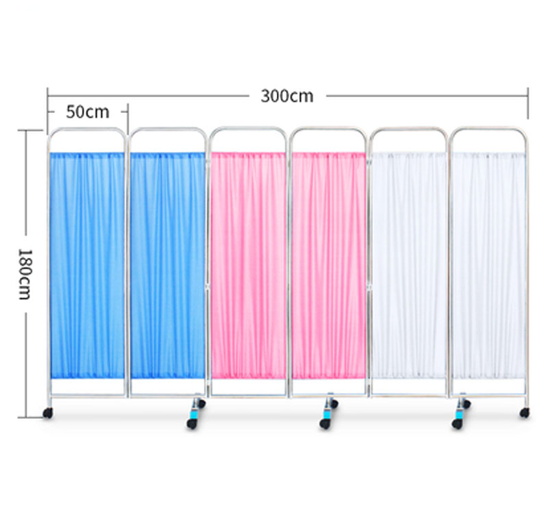 MK-N01 Paravent mÃ©dical mobile 3 panneaux