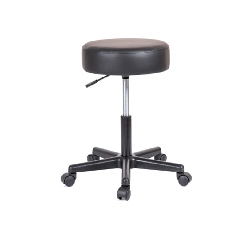 Tabouret rond roulant pietement plastique YA-S02