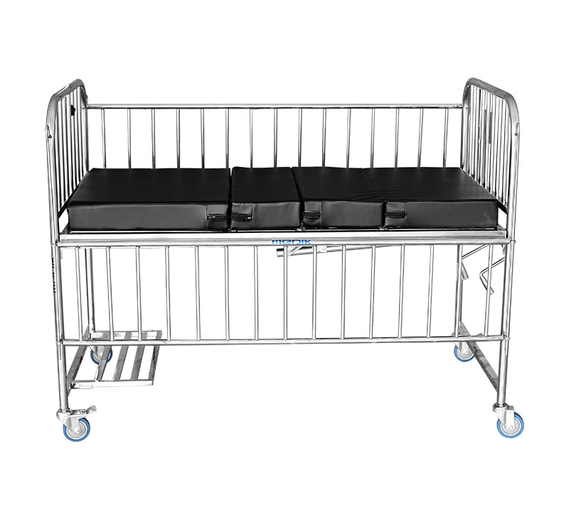 Lit pÃ©diatrique MÃ©canique acier inoxydable YA-PM2-5