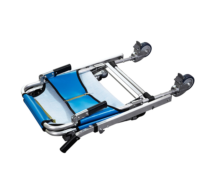 Chaise d'Ã©vacuation et de transfert pliante 4 roues YA-SS07