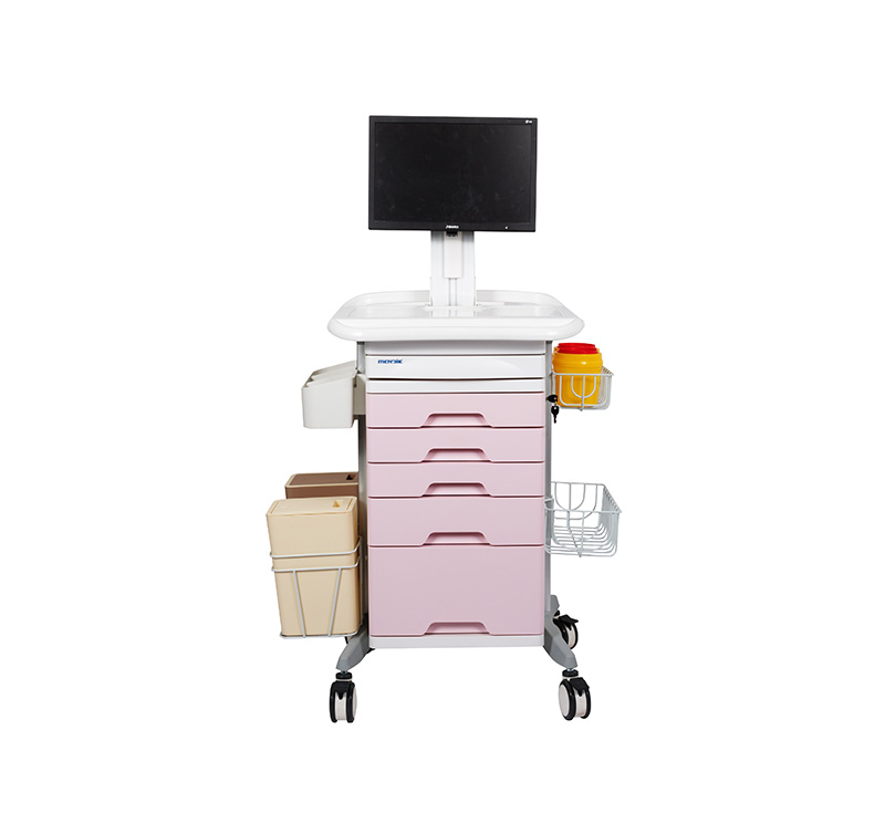Chariot d'ordinateur mÃ©dical avec tiroir MK-PC07