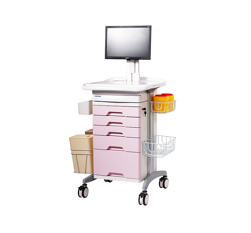 Chariot d'ordinateur mÃ©dical avec tiroir MK-PC07