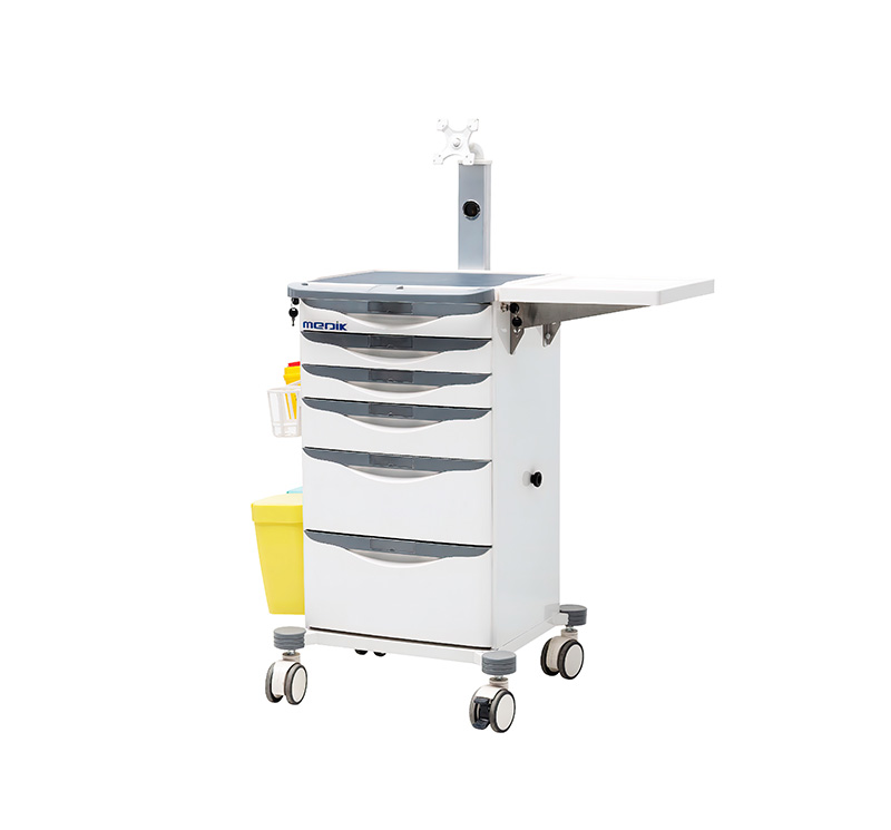 Chariot informatique avec tiroir MK-PC06