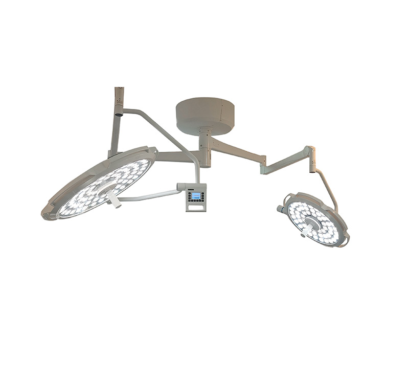 Lampe d'opÃ©ration Plafonnier ledavec 2 coupoles MK-D700500Z1