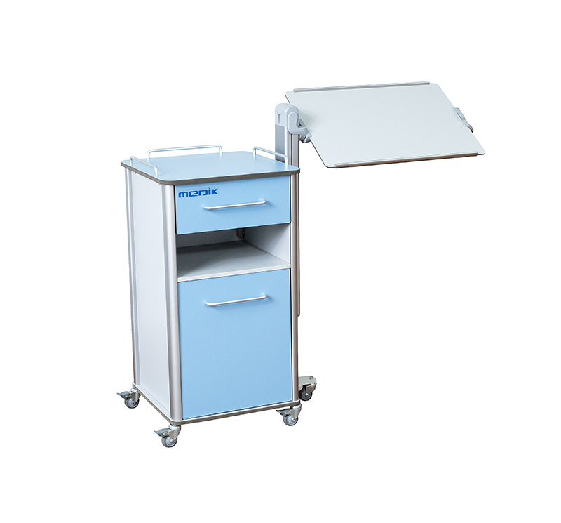 Armoire de chevet sur roulettes YA-B01