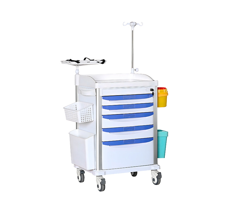 Chariot d'urgence 5 tiroirs MK-P17