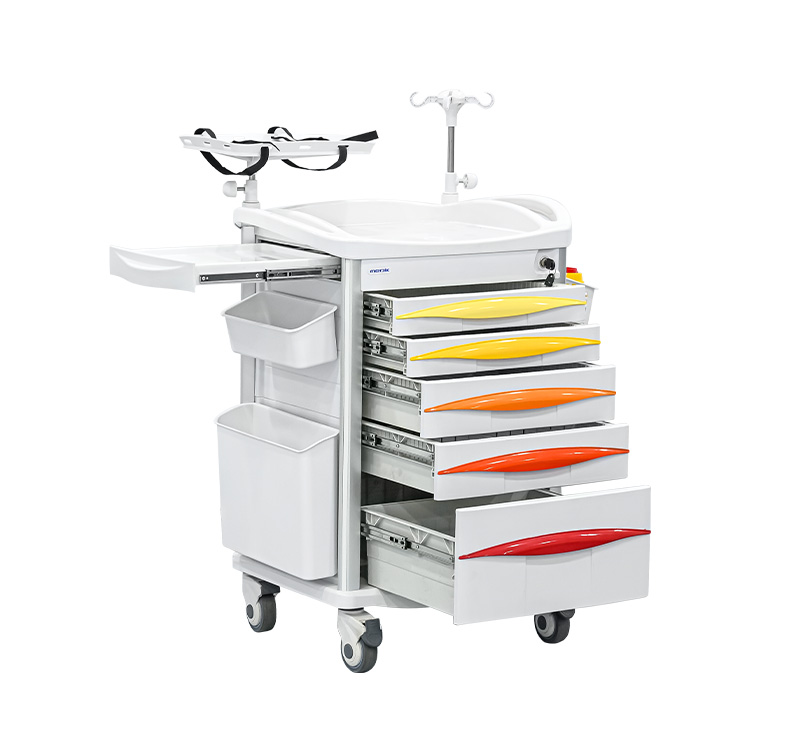 Chariot d'urgence hospital 5 tiroirs MK-P28