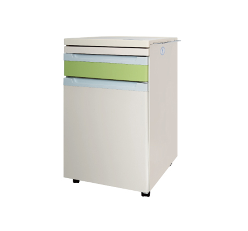 Table de chevet sur roulettes en abs YA-B03