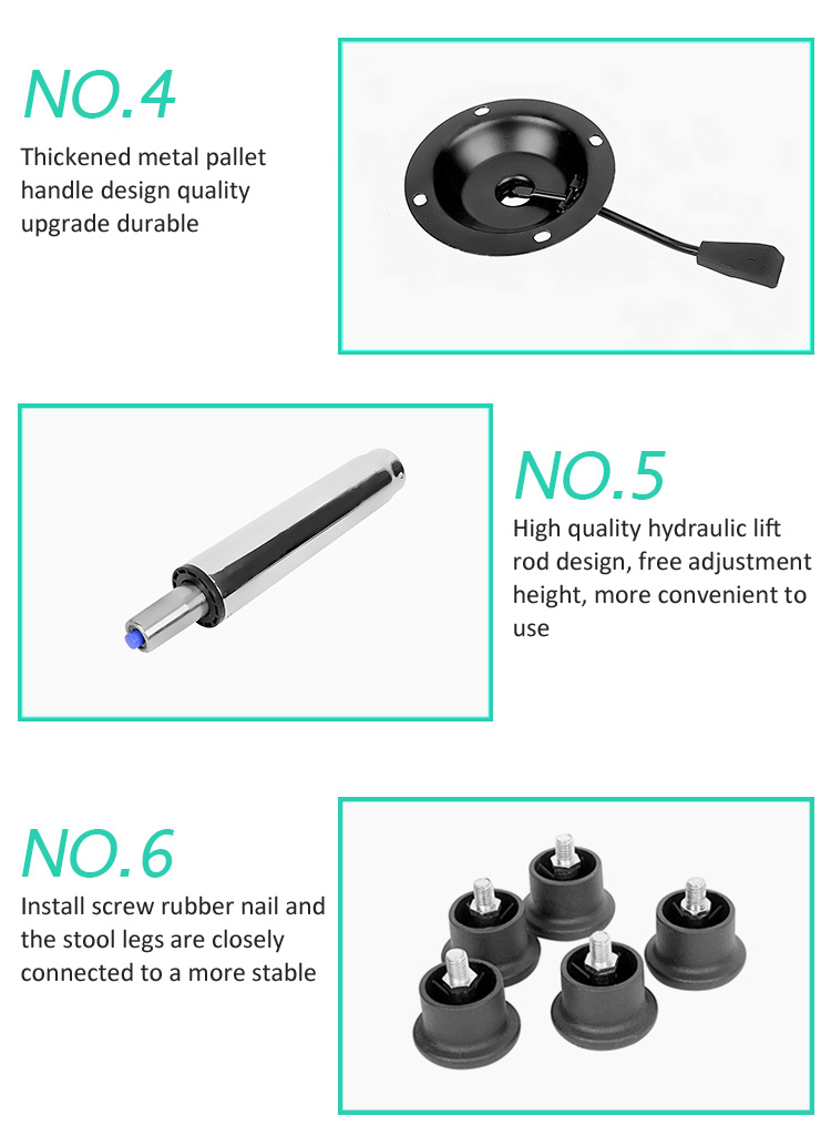 YA-NS03 Medical Hospital Stainless Steel Nurse Stool