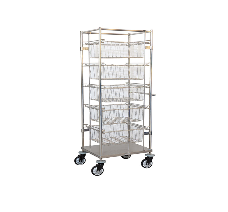 CSD-BT02 Sterilization Basket Trolley Single Column