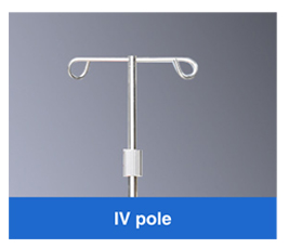 MK-P01 Red Color Medical Crash Cart on Wheels