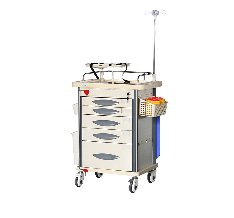 MK-P03 Medical Resuscitation Trolley