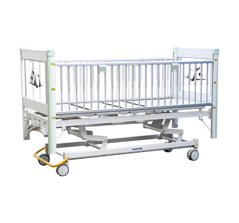 YA-PM3-1 Medical Adjustable Children Bed With Central Brake System