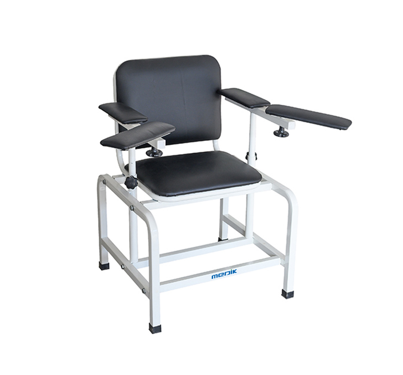 YA-DS-M04B Lab Series Padded Blood Draw Chair with Flip Arm