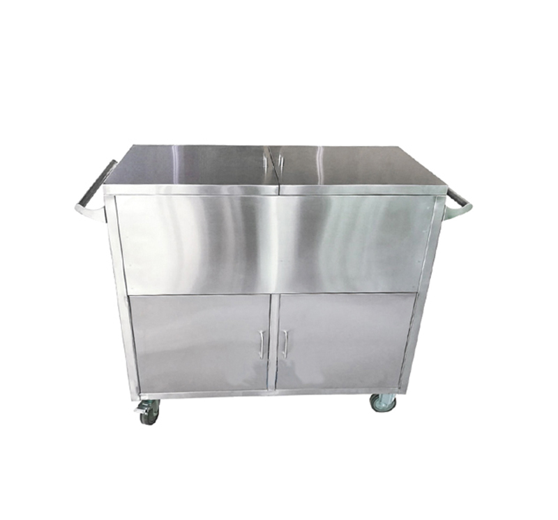 CSD-T02 Two Door Stainless Steel Case Carts For Medical CSSD