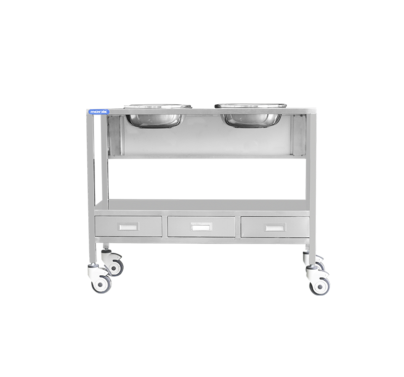 MK-S29 Stainless Steel Plaster Trolley